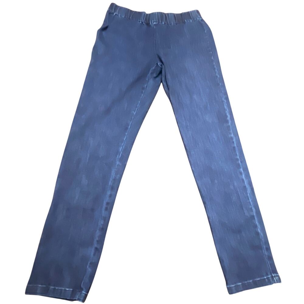 Soft Surroundings Denim Pull-On Jeggings Pants Jeans Blue Medium Travel Casual